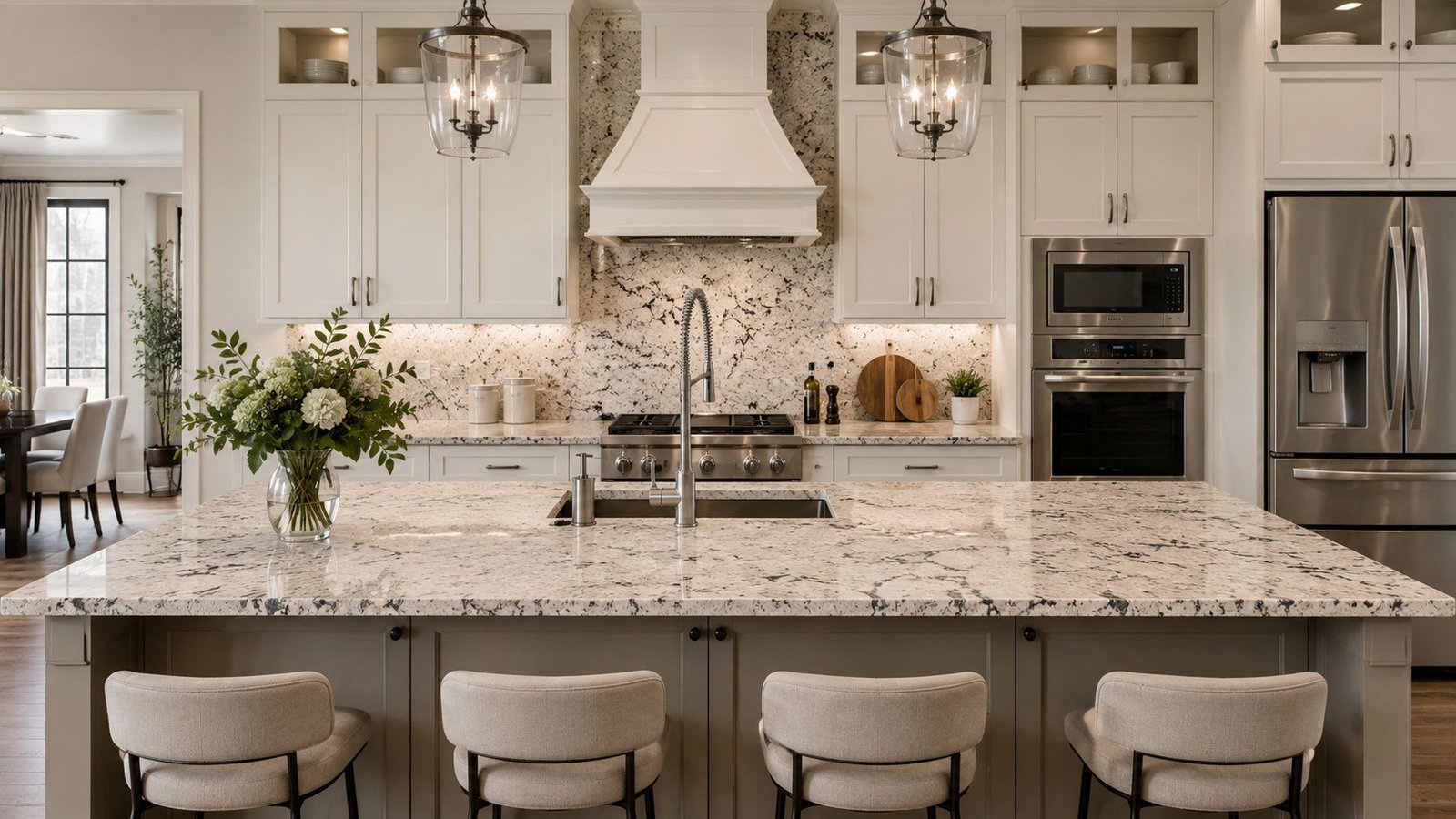 Alpino Granite countertop detail, a Stone Experience project