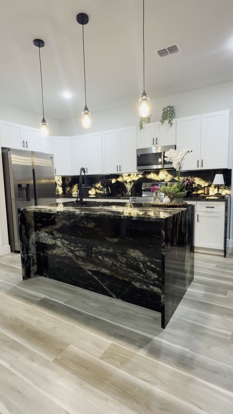 Stone Experience finished kitchen