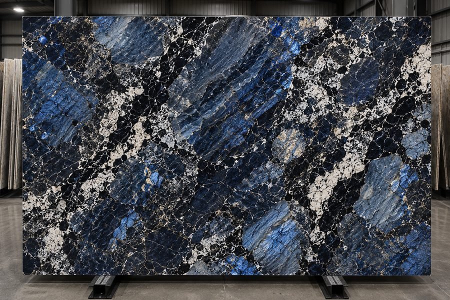 EXPLOSION BLUE Granite slab