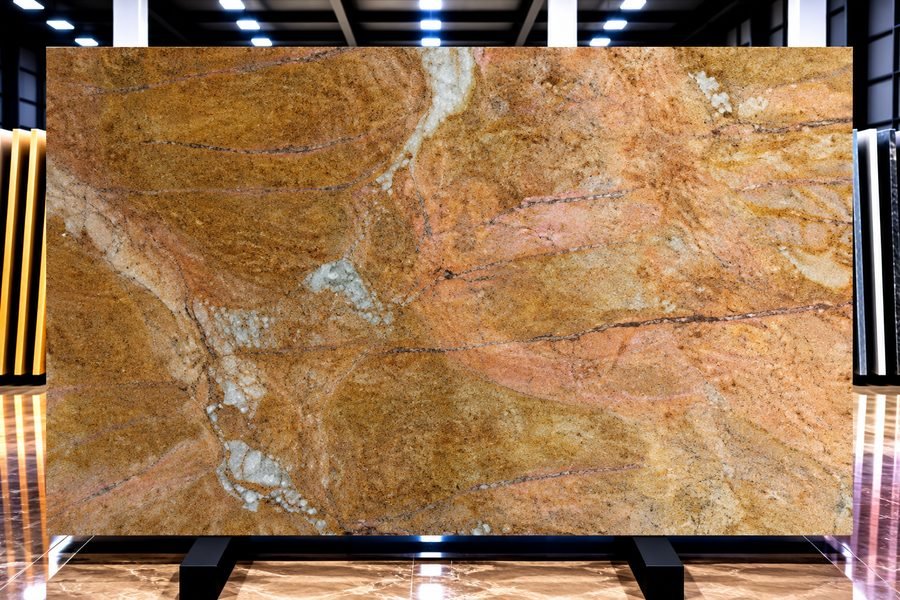 Amarello Quartzite slab
