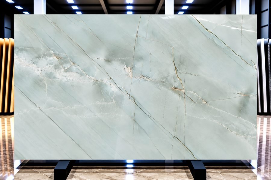 Aqua Mare Quartz Quartzite slab