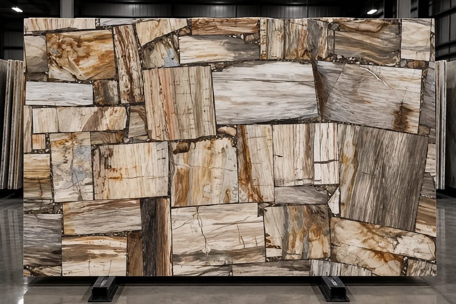 Petrified Wood Jurassic Semi-Precious slab