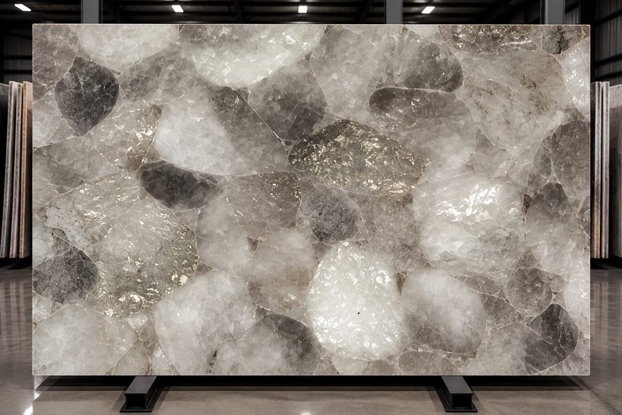 Smoky Quartz Gem Semi-Precious slab